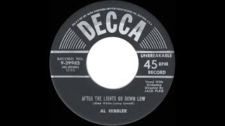 1956 HITS ARCHIVE: After The Lights Go Down Low - Al Hibbler
