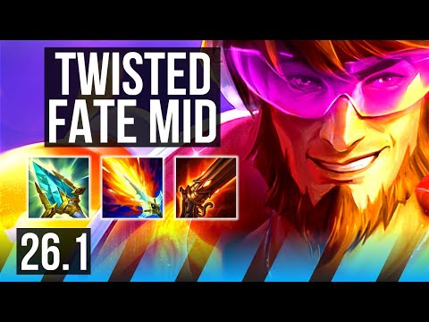 TWISTED FATE vs MALZAHAR (MID) | 36K damage, Good KDA: 7/2/19 | EUW Diamond | 26.1