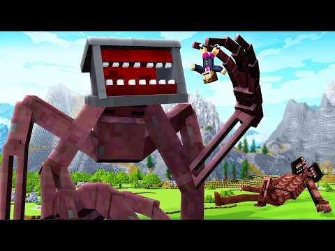 BIG SIREN HEAD NO MINECRAFT!! (Trevor Henderson)