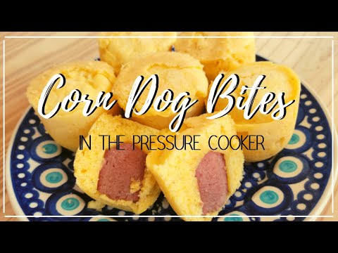 CORN DOG BITES IN THE PRESSURE COOKER || Ninja Foodi Recipes