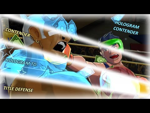 Punch-Out!! Wii | Smooth KO/TKO Animations Transitions [1080p FULL HD 60 FPS]
