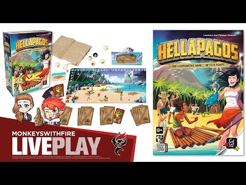 HELLAPAGOS - GIGAMIC | BOARD GAME LIVE PLAY |