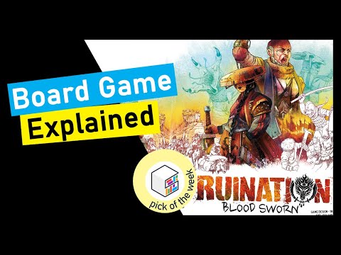 Ruination + Blood Sworn Expansion Board Game Explained