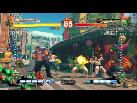 Ludopro84 [Dhalsim] Vs eltorerolr1979 [Blanka] SSF4 AE Online Ranked Matches - PSN