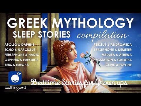 Bedtime Sleep Stories | 💙 6 HRS Greek Mythology Stories Compilation 🔥 | Greek Gods & Goddesses