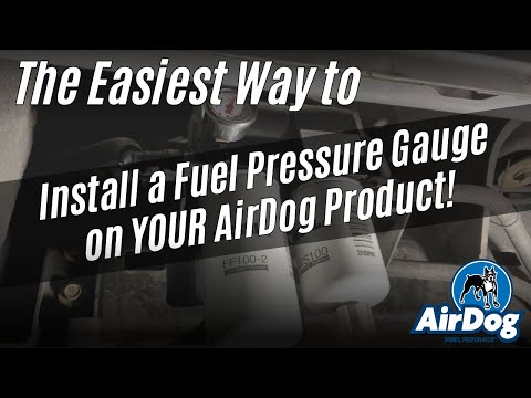 Installing a Fuel Pressure Gauge / How to Check Pressure on Your AirDog!