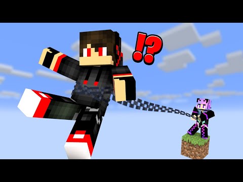 Minecraft, But It's Only One Chained Together block...