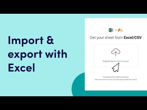 Import and export | monday.com tutorials
