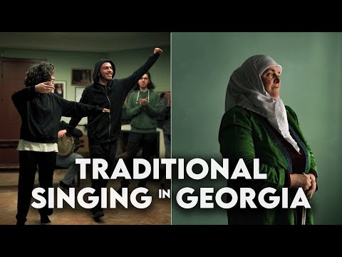 We Discover Georgian Polyphonic Singing (Ancient Folk Songs ) + Chechen Female Zikr Ceremony 🇬🇪