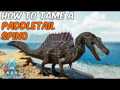 How To Tame a Paddletail Spino in ARK Survival Ascended + Full Ability Guide