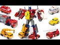 Transformers Bumblebee Ironhide Ratchet Optimus Prime Grapple Inferno Combine(?) Vehicle Robot Toys