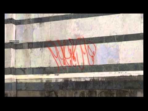 2014-04-04 - BATTISTERO PISTOIA, VANDALI RIPRESI DA TELECAMERE