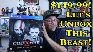 $150 Of Awesomeness? God Of War Stone Mason Edition Unboxing! Was It Worth It?