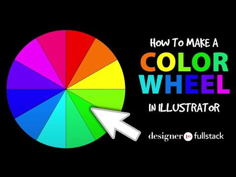 Circle HSB Color Wheel (use Live Paint) | Illustrator Tutorial