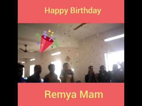 happy bday REMYA Mam