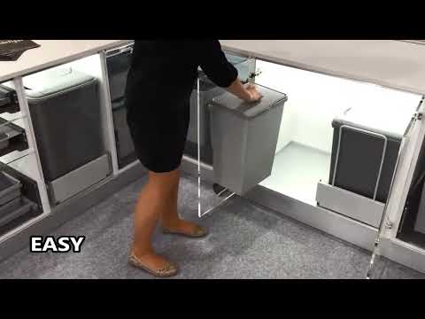 Elletipi Easy - Vestavný odpadkový koš, 15 l PBD SP SG28 C97 M