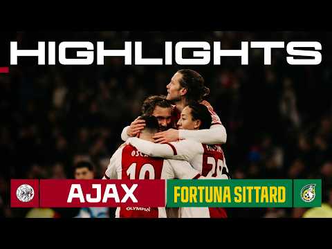 Three points at home 🇧🇪 | Highlights Ajax - Fortuna Sittard | Friends Lottery Eredivisie