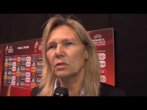 Anne Signeul (Scotland) after UEFA Women’s Euro 2017 Draw on 08.11.2016