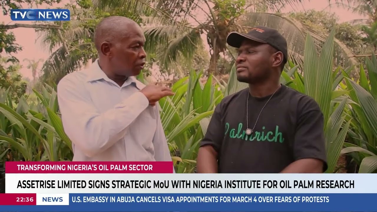 Assetrise Limited Signs Strategic MoU With Nigeria Institute For Oil Palm Research