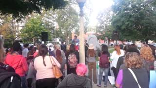 Kira-Lynn from #CorneredInOttawa speaks at Take Back The Night, Ottawa September 24 2015