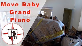 HOW TO MOVE A BABY GRAND PIANO INTO A STORAGE UNIT