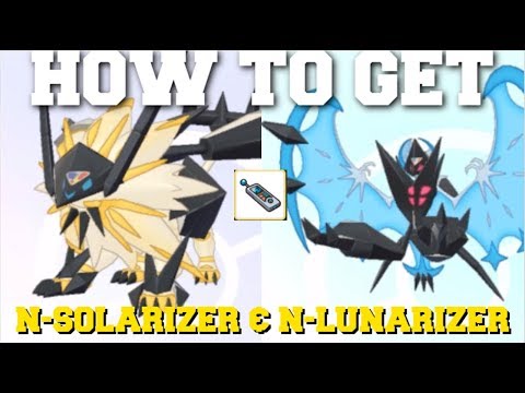 HOW TO GET THE N SOLARIZER & N LUNARIZER TO FUSE NECROZMA,SOLGALEO & LUNALA POKEMON SWORD AND SHIELD