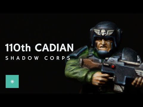 110th Cadian Regiment 'Shadow Corps' | Color Schemes