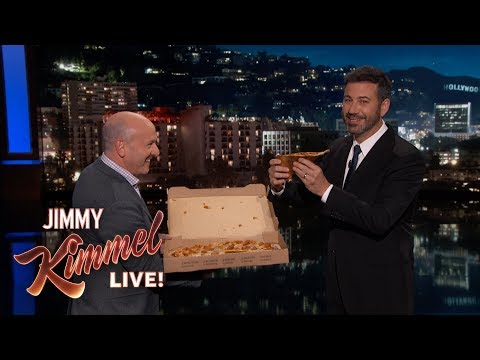 Jimmy Kimmel Tries Pumpkin Spice Pizza Video