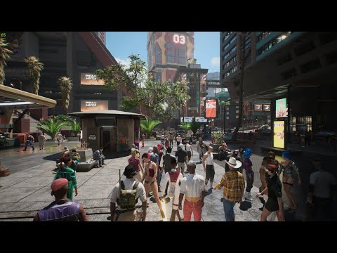 [4K] Densely Populated Night City - Walking and Metro Riding Tour | RTX 4090 | DLSS 3.0