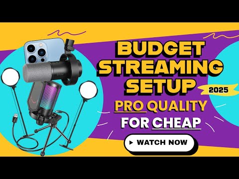 Best Budget Streaming Setup for Beginners (2025) – Look & Sound Great for Under $150!