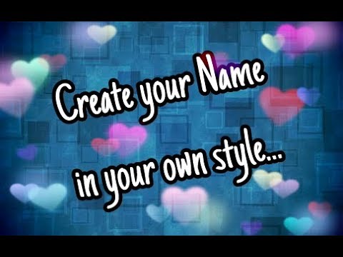 Design Your Own Name Art Detailed Login Instructions Loginnote