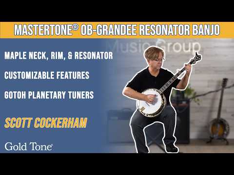 Gold Tone Mastertone® OB-Grandee: Orange Blossom Grandee Resonator Banjo with Case image 25