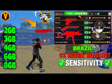 Free Fire Headshot Setting After Ob51 Update 2025⚡Best Sensitivity Settings ⚙️| Sensitivity Setting 