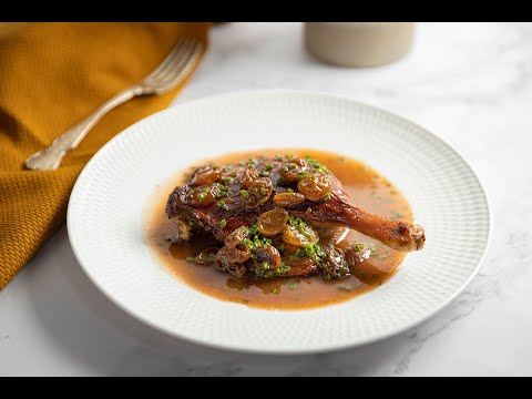 Confit Duck with Brandy Butter Sauce - Good Chef Bad Chef