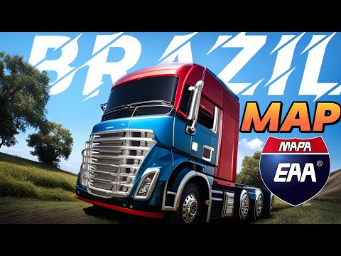 Ets2 1.47 MAPA EAA Brazil (South America Edition) Huge Map Gameplay #ets2 #gaming #simulator