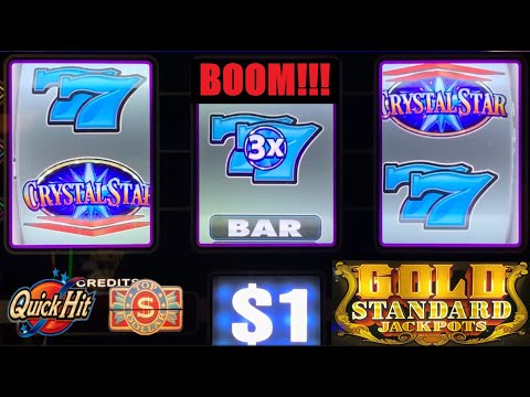 BIG WINS! High Limit Quick Hits + Gold Standard Jackpots + Crystal Star Deluxe + Top Dollar slots!