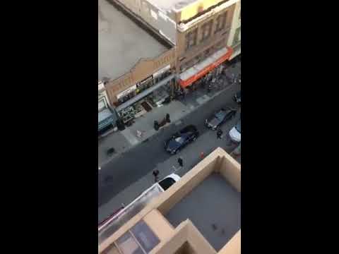 Police action in San Francisco Chinatown