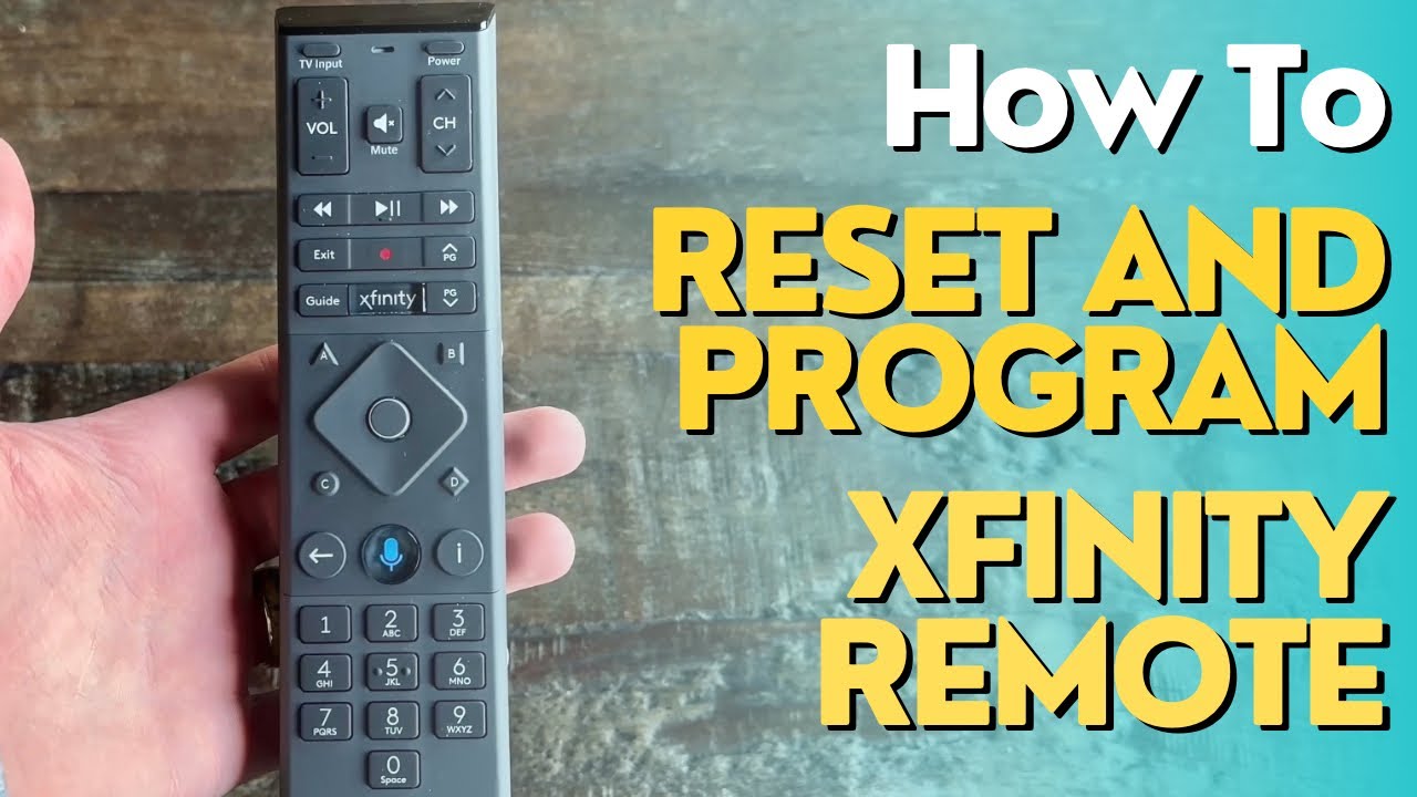 How to Reset and Program Xfinity XR-15 Remote