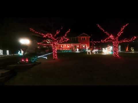 Old Scugog Road Christmas Lights 2021