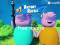Peppa Pig Plays Fortnite Hilarious Victory Royale