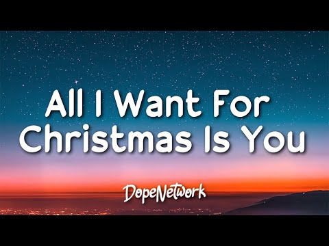 All I want for christmas is you lyrics