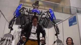 Skeletonics Exarobot at CEATEC 2014