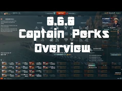 Overview of 0.6.0 Captain Perks & Changes