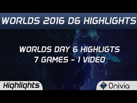 EDG vs ITZ | AHQ vs H2K | H2K vs EDG | ITZ vs AHQ | ITZ vs H2K | AHQ vs EDG Worlds 2016D6 Highlights