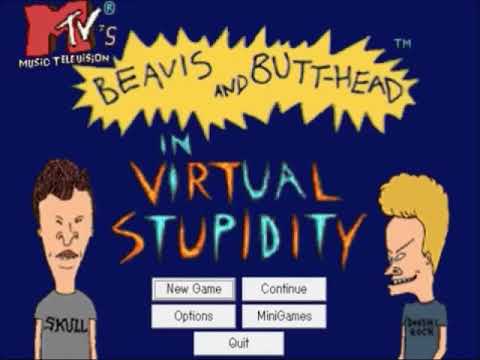 Beavis and Butt-Head Virtual Stupidity PC Game (ALL CUT SCENES)