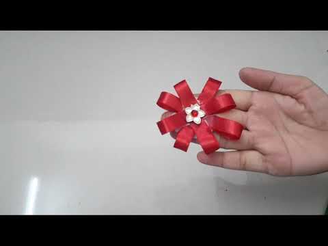 Amazing Rose Cloth Flower/ how to make fabric flower/satin ribbon flower tutorial/ flower decoration