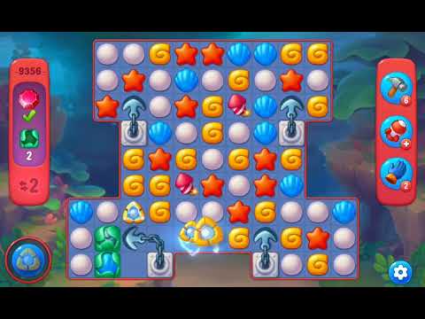Fishdom Hard Level 9356 (with full seashell) @choraelmin