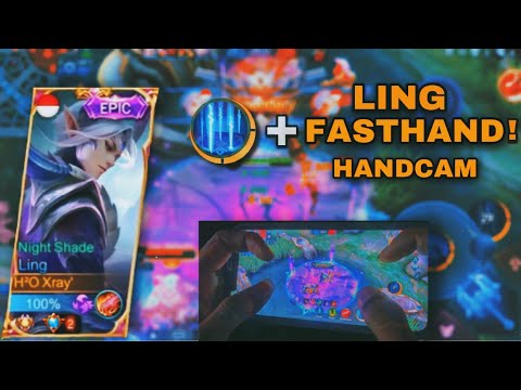 FREESTYLE TOP GLOBAL LING | LING MONTAGE GAMEPLAY | HANDCAM | XRAY OFFICIAL | Mobile Legends