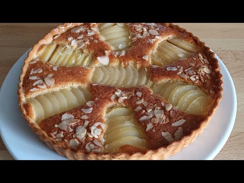 Recette Tarte Aux Amandes ET Aux Poires(Amandine au poire)