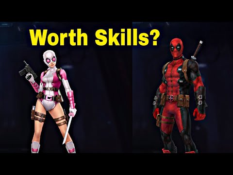 Gwenpool Deadpool New Uniforms Skills Tips And information - Marvel Future Fight